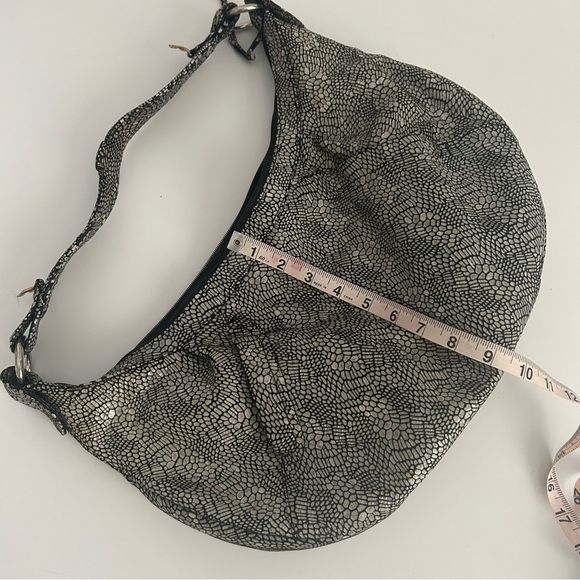 Amalfi Snake Print Hobo Handbag - Picture 8 of 8